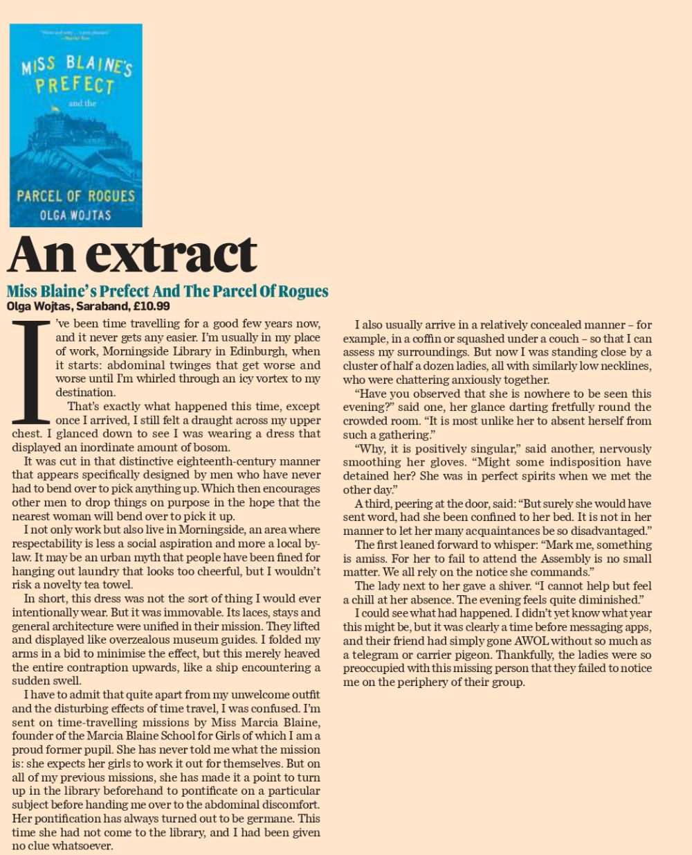 An extract from Miss Blaine’s Prefect and the Parcel of Rogues