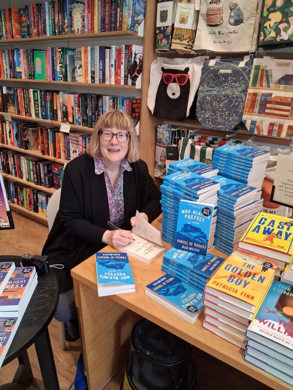 Signing copies in Waterstones Edinburgh West End